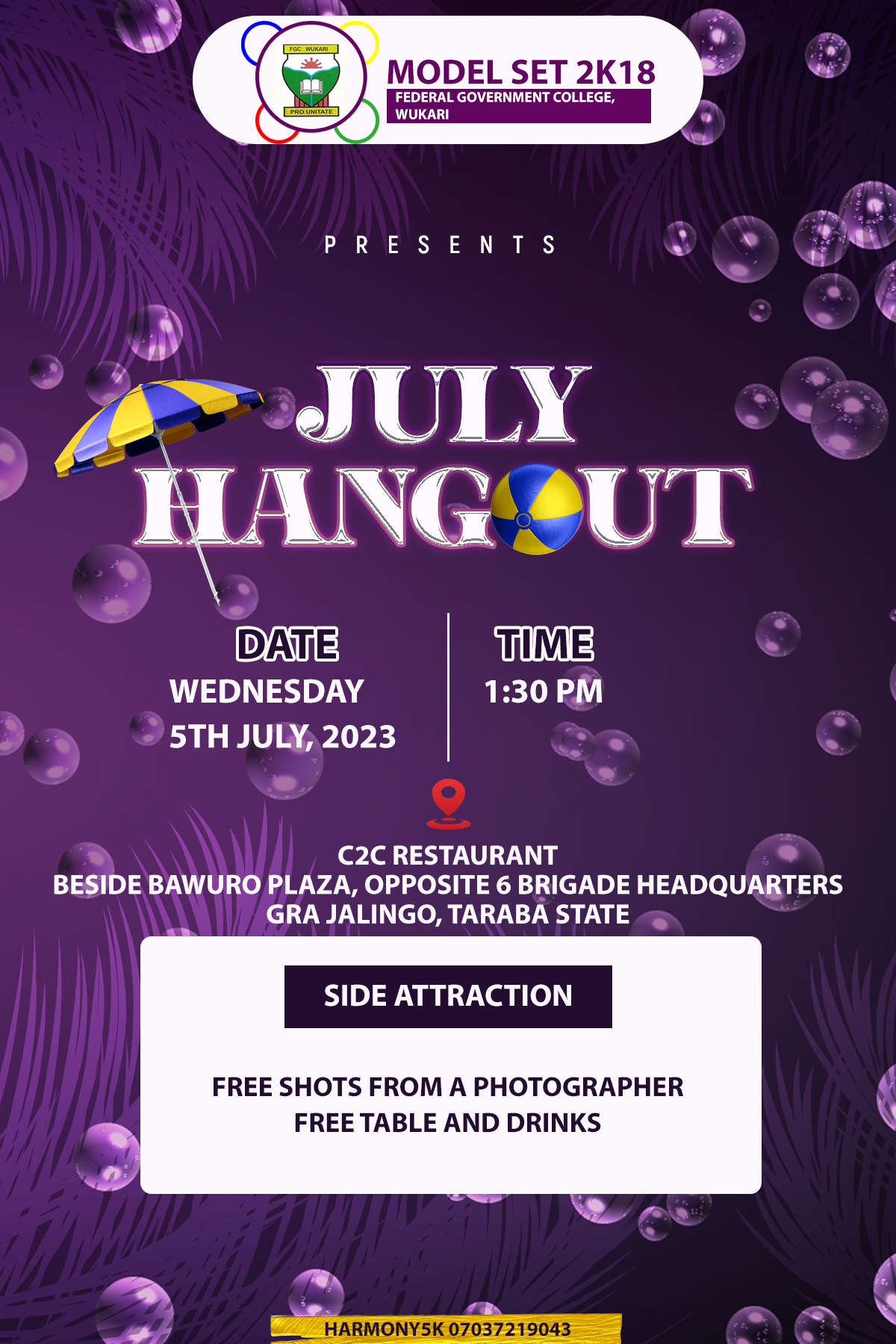 Event flier design